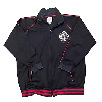 VTG Ecko Unltd Sz XL Full Zip Black Red Sweater Y2K Hip Hop Streetwear RARE • $48.99