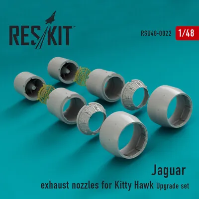 Reskit RSU48-0023 - 1/48 – Jaguar Exhaust Nozzles For Kitty Hawk Upgrade • $29.99