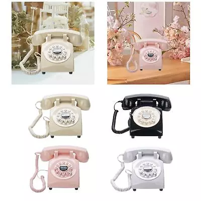 Guestbook Phone Recorder Push Button Rotary Dial Classic Retro Landline Phone • £91.38