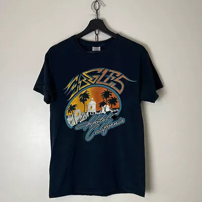 Eagles Band Hotel California Cotton Black Unisex T-shirt S-5XL HPU291 • $7.99