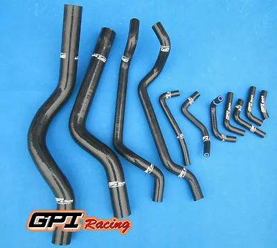 Silicone Coolant&heater Hose For Mitsubishi Eclipse Gst/gsx Turbo 1990-1994 • $59