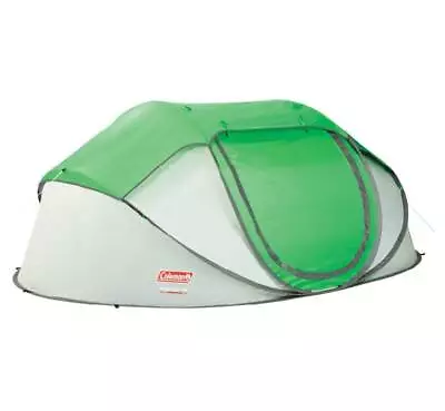 COLEMAN 4 Person Pre-Assembled Instant Pop Up Camping Tent W/ Rainfly (Used) • $58.44