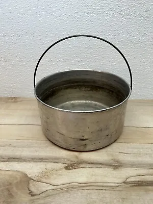 $12 • Buy Vintage Aluminum Openfire Camping Hunting Stovetop Outdoor Cooking Pot
