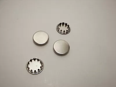 (4 PACK) 13/16  Nickel Plated Metal Hole Plugs For .047 -.093  Metal SP-813-NK • $6.75