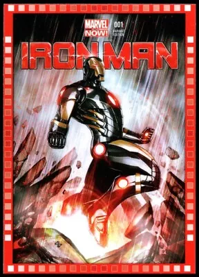 2013 UD Marvel Now!  CUTTING EDGE VARIANT COVER  Card #109-AG...IRON MAN #1 • $4