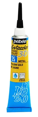 Pebeo Setacolor 3D Fabric Textile Paint Outliner Brod'Line Brod'Perle 20ml • £4.99