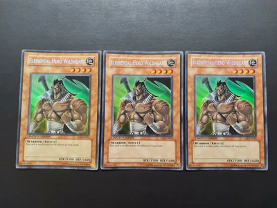 £28.94 • Buy Yugioh - Elemental Hero Wildheart GSE-EN001 Ultra Rare - Playset X3