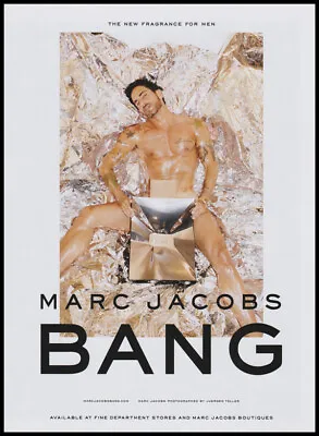 Marc Jacobs 1-page Clipping 2010 Ad For Marc Jacobs Bang Scent • £6.75