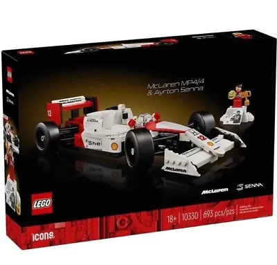 Lego 10330 Icons McLaren MP4/4 & Ayrton Senna New Sealed In Hand • $120