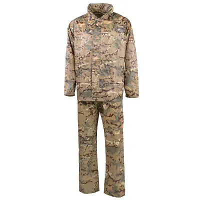 $43.95 • Buy MFH 2-Piece Rain Suit Military Outdoor Jacket Trousers Trekking Operation Camo