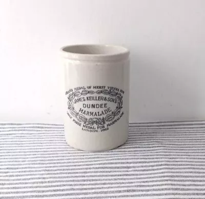 Vintage James Keiller & Son's Dundee Marmalade Jar Rustic Storage Utensil Pot • £34.99