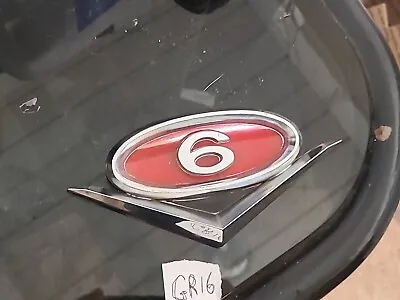 Vintage 1960s Gmc Truck  V6 Fender Emblem Oem Gm 2484679 A+++ Bin Gr16 • $79.99