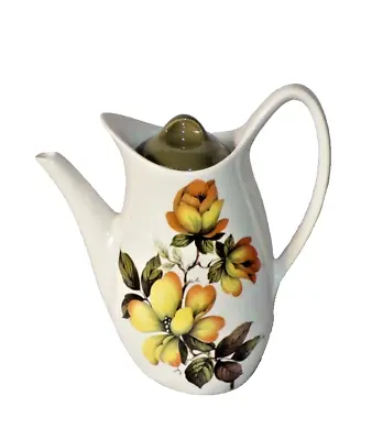 Original Midwinter Stylecraft Fashion Mid Century Floral Coffee Pot Rare Pattern • £25