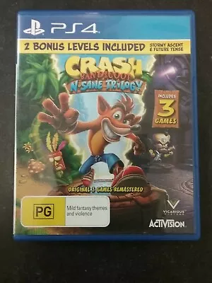 Crash Bandicoot N. Sane Trilogy (PlayStation 4 2017) • $30