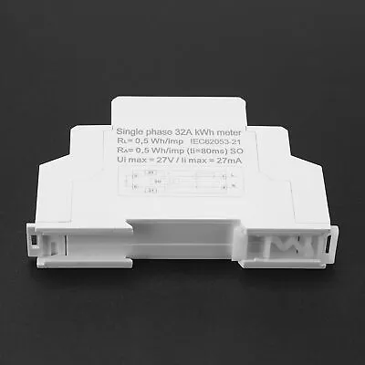 Digital LCD 220V Single Phase Din Rail Electric Meter 5-32A KWh Meter HEL • $24.15