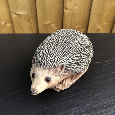 Hedgehog - Painted Stone Garden Ornament - Hedgehog61 • £15