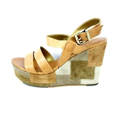 Kennel & Schmenger Ladies Summer Ladies' Shoes Court Wedges Leather Braun Size • $141.53