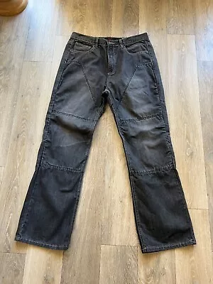 Hornee Motorcycle Motorbike Jeans Trousers Ladies Size 14 Black (Aramid Fibre) • £17.99