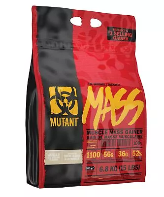 Mutant Mass Weight Gainer Protein Powder With Whey And Casein Protein Blend ... • $121.65