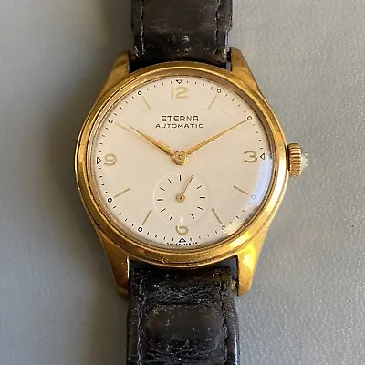 £279.99 • Buy Vintage 1943 Eterna Bumper Automatic Wristwatch. Restored Dial. 32mm