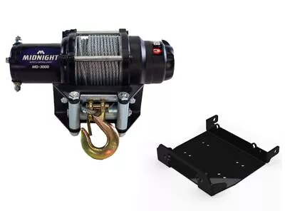 Viper 50 Ft Winch 3000 Lb Steel W/ Mount For Yamaha Wolverine X2 2018-20 • $179.98