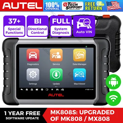 Autel MaxiCOM MK808S Pro OBD2 Scanner Car Diagnostic Tool KEY Coding Active Test • $467