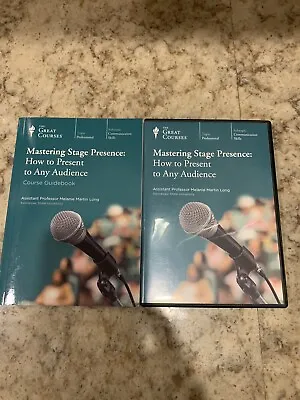 The Great Courses - Mastering Stage Presence - Dvd & Coursebook - • $7.99