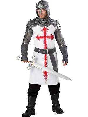 Mens Crusader Knight Medieval Costume Sz Medium • $59.99