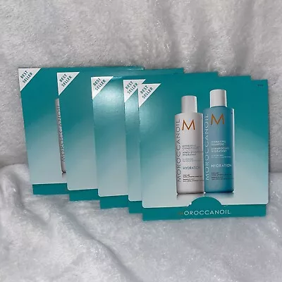 Moroccanoil Best Seller Hydrating Shampoo And Conditioner 10ml 5 Trial Kits • $26.95