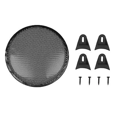 12  Black Car Speaker Cover Steel Mesh Sub Woofer Subwoofer Grill Protector • $16.59