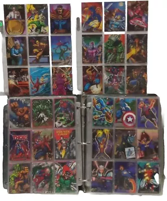 1993-1994-1995 Marvel Universe Card Binder 250 + Cards  • $250