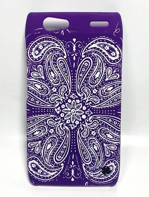 Lucky Brand Hardshell Snap-on Case Cover For Motorola Droid RAZR - Purple • $8.99