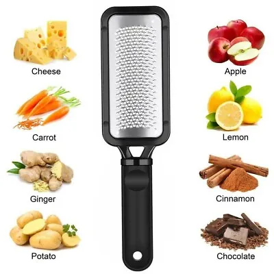 Lemon Zester Cheese Grater Stainless Steel Vegetable Fruit Chocolate Handheld • $12.99