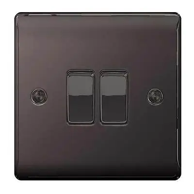 £7.95 • Buy BG Nexus Metal Switches & Sockets - Black Nickel - Complete Range (Multi Option)