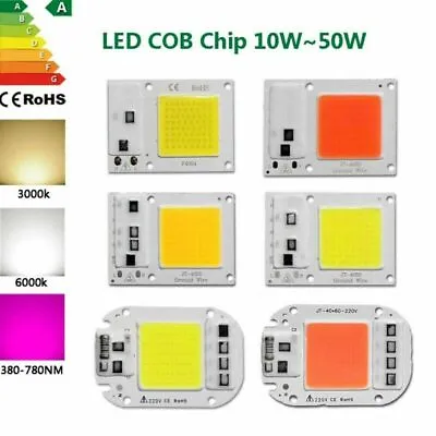 Led Chip COB Full Spectrum Plant Grow Flood Light Lamp 10w 20w 30w 50w 120v 220v • $2.89