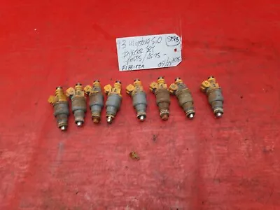 F1ze-c2a Oem Used 19lb Fuel Injector Injectors Set Of 8 Ford Mustang 87-95 Look • $50