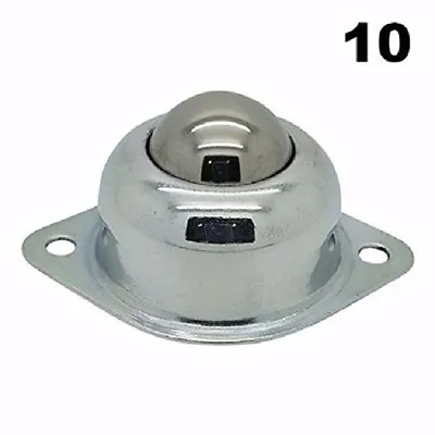 Ten (10) 5/8  Flange Mounted Conveyor Roller Ball Transfer Bearings • $25.15