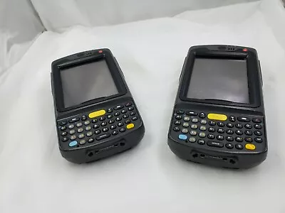 $52.99 • Buy Lot Of 2 Symbol Motorola MC70 MC7094-PKCDJQHA6GR Barcode Scanner AS IS