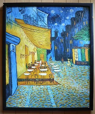 $340.10 • Buy EXCELLENT COPY OF CAFE AT NIGHT VAN GOGH Modern REPLICA ORIGINAL OIL PAINTING