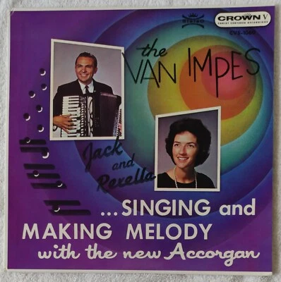 $0.99 • Buy 1965 Crown V The Van Impes ...singing And Making Melody St Cvs-1060 Vg+ Rare Htf