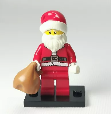 £3.49 • Buy LEGO Santa Claus Minifigure Series 8 Col122 Father Christmas Sack Baseplate 