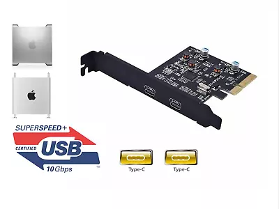 USB 3.1 Gen 2 10Gbps PCIe Card Type-C X2 Mac Pro 51 41 USB-C • $3006.45