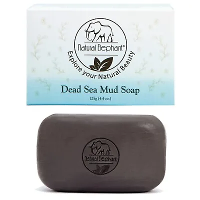 Natural Elephant Dead Sea Mud Soap 4.4 Oz (125 G) For Acne Eczema Psoriasis • $8.94