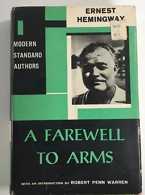 Vintage 1957 ERNEST HEMINGWAY A Farewell To Arms Modern Standard Authors HCDJ • $13.99