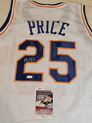 Mark Price Autographed/Signed Jersey JSA COA White Custom Jersey • $99.75