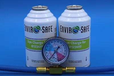 Refrigerant Dye Charge For R1234yf UV Dye R-1234yf Enviro-Safe 2 Cans  • $43