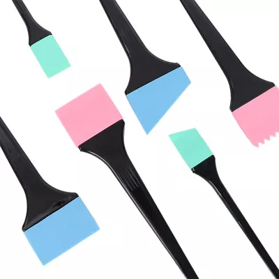  6 PCS/Set Hair Coloring Brush Silicone Spatula Turner Dedicated • £10.99