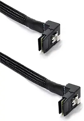 Mini SAS SFF-8087 To Right Angle SFF-8087 36-Pin Data Internal Server Cable 80Cm • $15.80