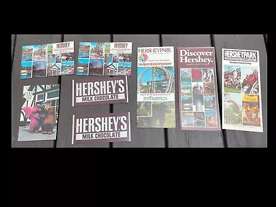  Hershey PA Hersheypark Chocolate Postcard And Brochure Lot • $2.99