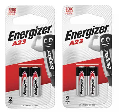 Energizer 23 Alkaline Battery A23 12V E23A GP23A MN21 V23GA Remote Batteries • $9.83